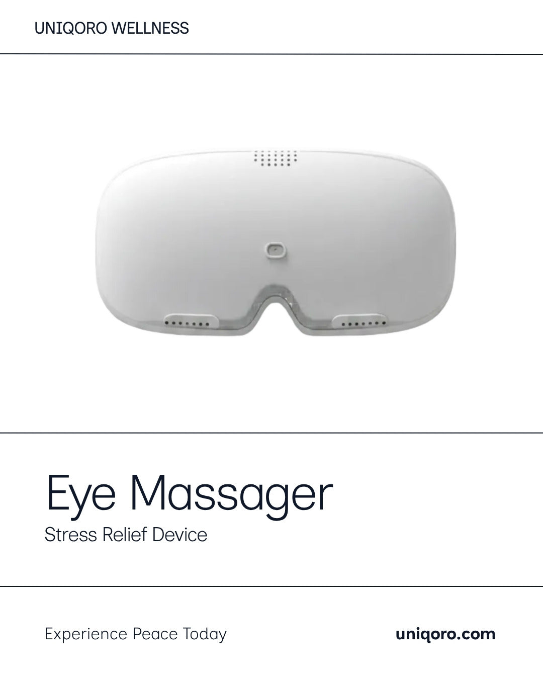 Uniqoro Eye Massager with Heat Design 4