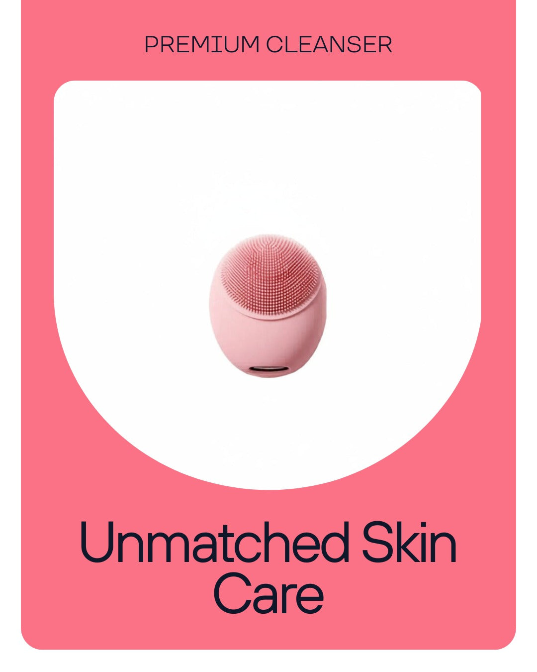 Uniqoro Mini Sonic Silicone Face Cleanser Design 4