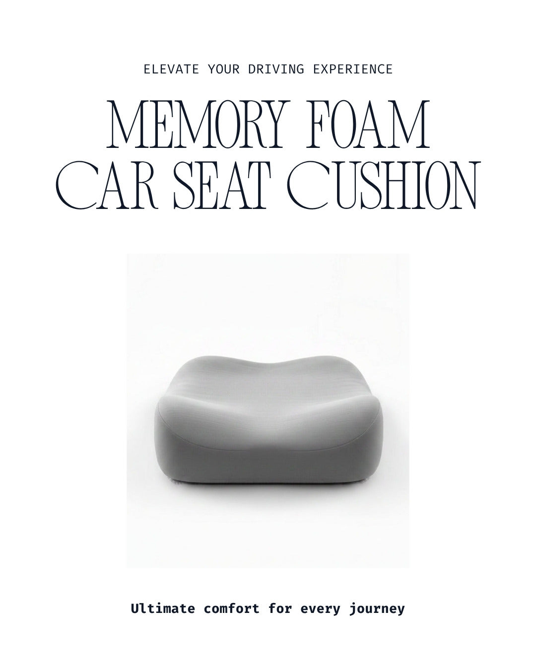 Uniqoro Memory Foam Car Seat Cushion Design 4