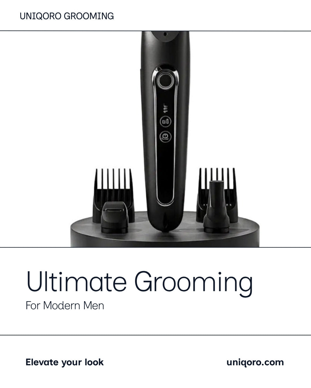 Uniqoro Beard Trimmer 5-in-1 Design 4