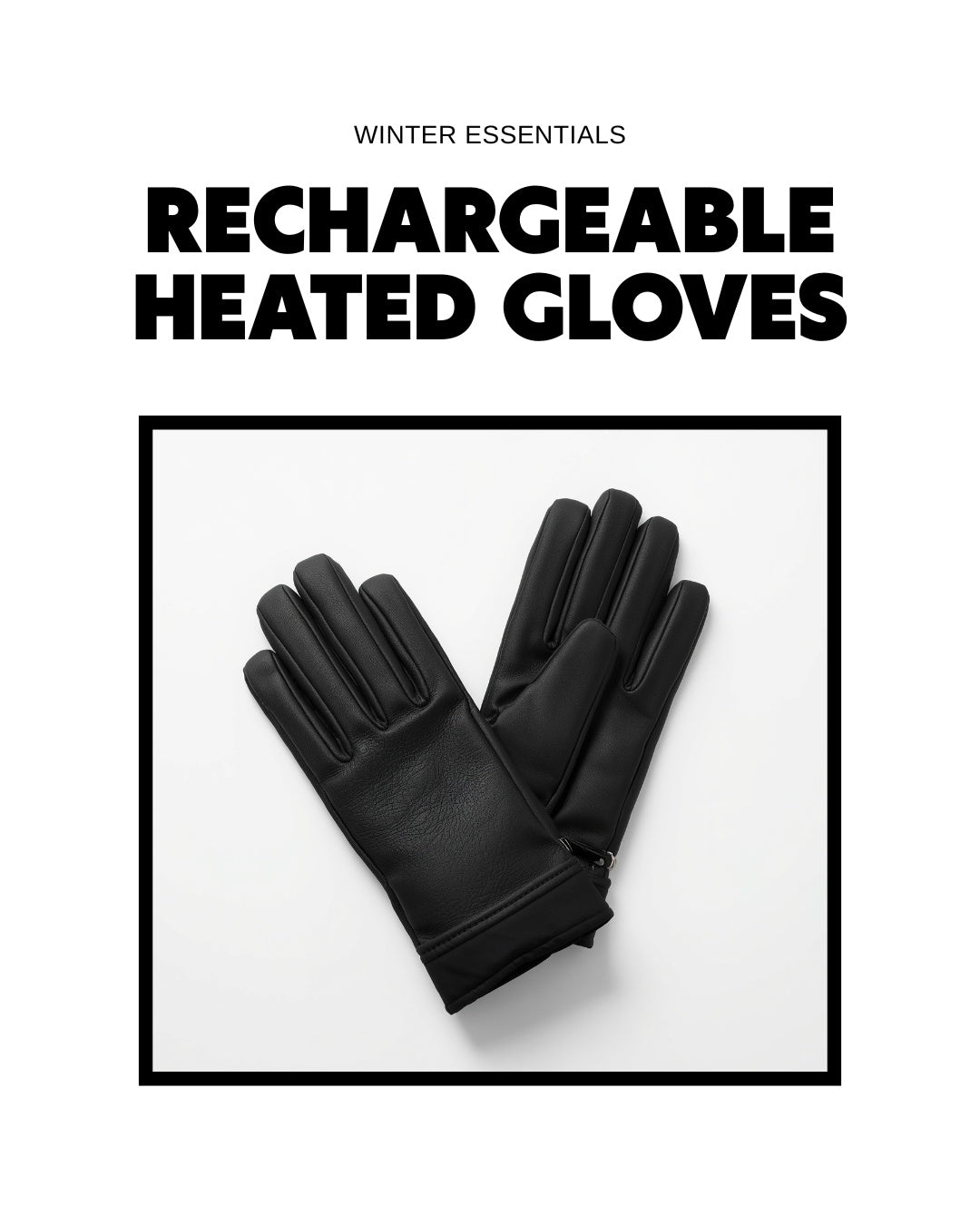Heated Winter Gloves – 4000mAh Rechargeable Electric Warmers