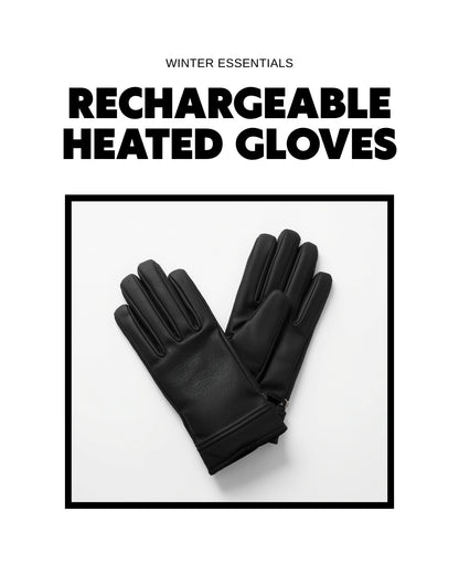 Heated Winter Gloves – 4000mAh Rechargeable Electric Warmers