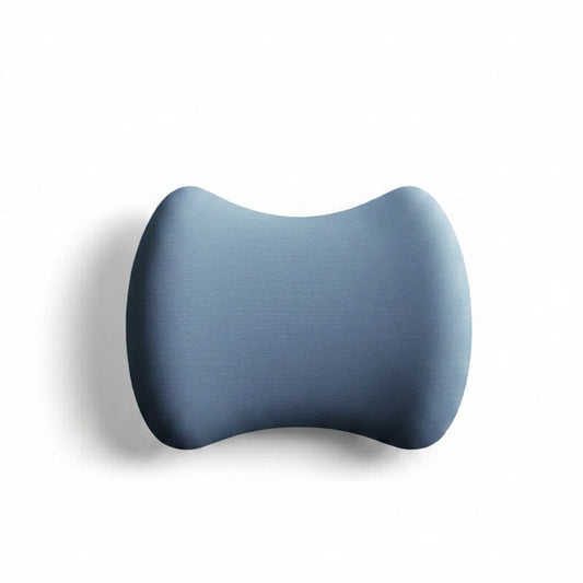 Memory Foam Car Headrest & Lumbar Support – Driver Comfort