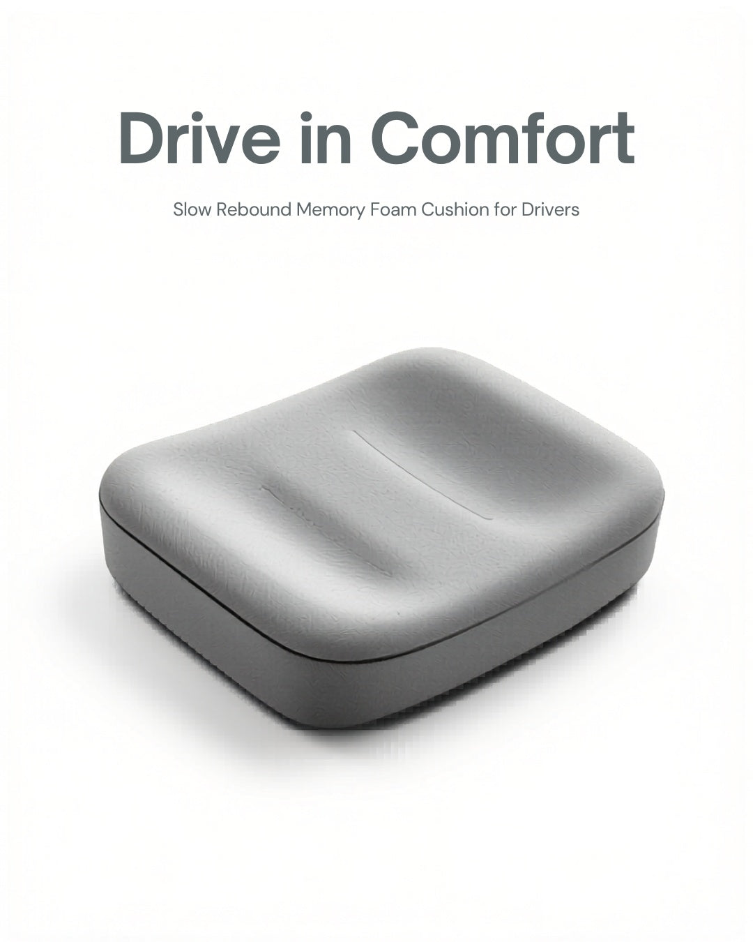Memory Foam Car Seat Cushion – Slow Rebound Tailbone Relief