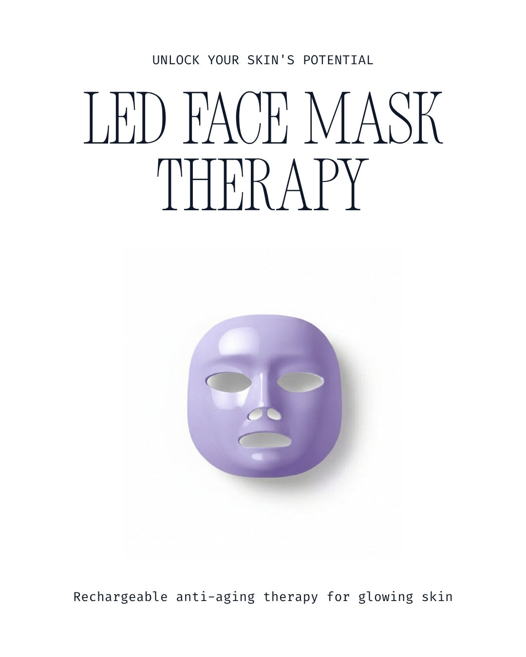Uniqoro LED Face Mask Rechargeable Mini Design 4