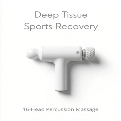 Fascia Massage Gun – 16 Heads Full Body Deep Tissue Relief