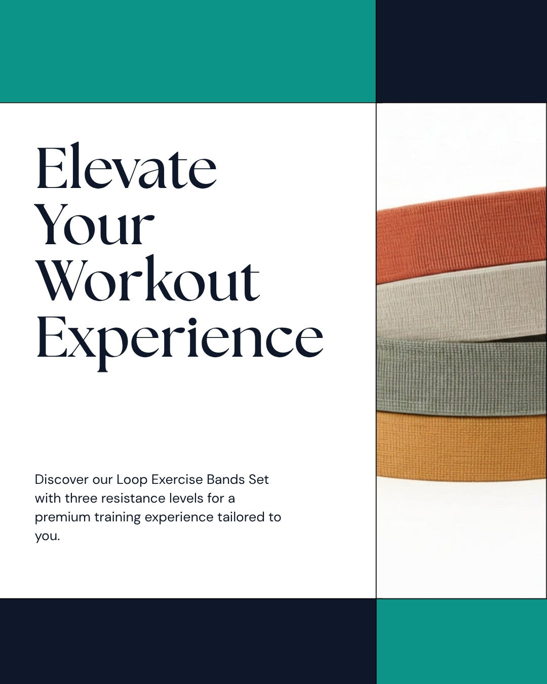 Uniqoro Resistance Bands Booty Glute Design 2