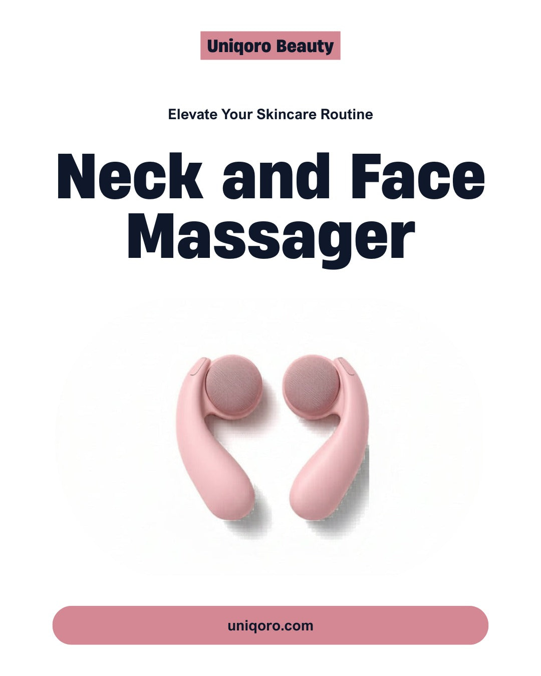 Uniqoro Neck and Face Massager 3-in-1 Design 4