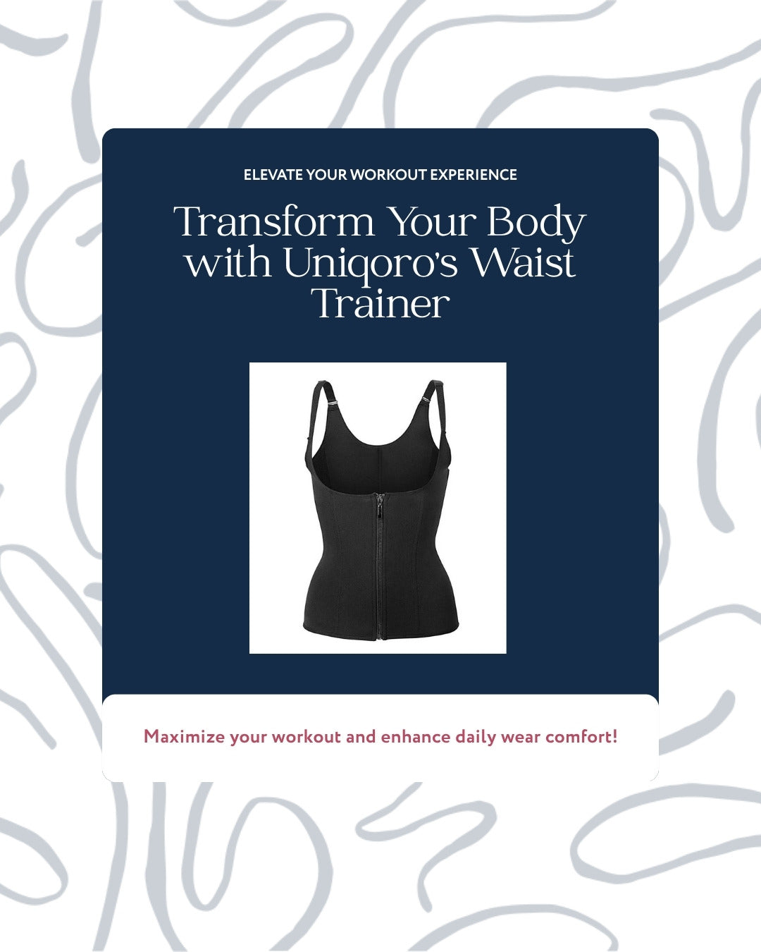 Uniqoro Waist Trainer Corset Design 2