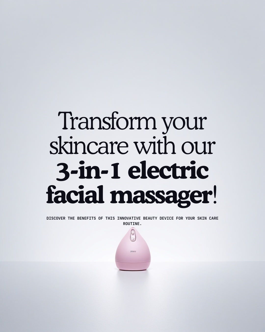 Electric Facial Massager 3-in-1 – Thermal Vibration Face Lift