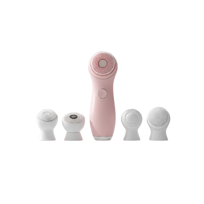 Electric Facial Cleansing Brush – 5 Heads 360° Deep Pore