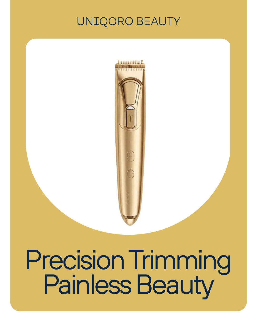 Uniqoro Electric Eyebrow Trimmer LED Light Precision Painless