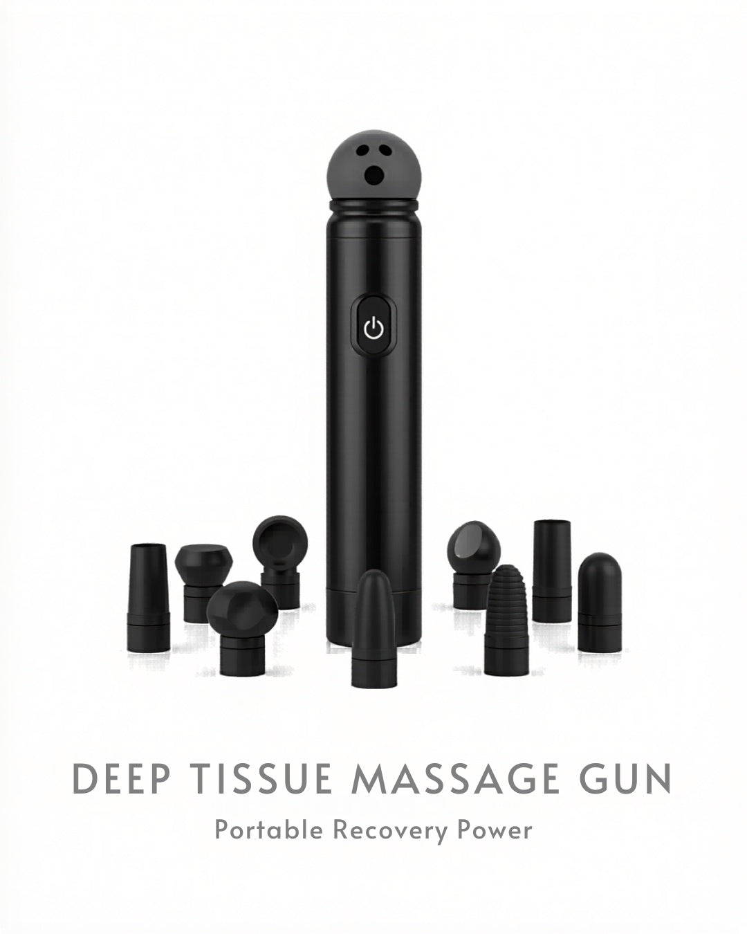 Massage Gun Deep Tissue – 8 Heads Percussion Athlete Recovery