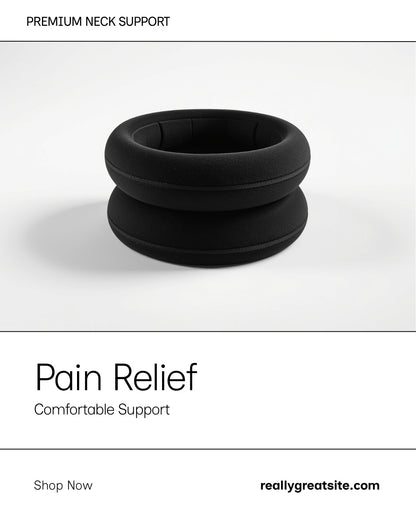 Cervical Neck Brace – Adjustable Spine Alignment Pain Collar