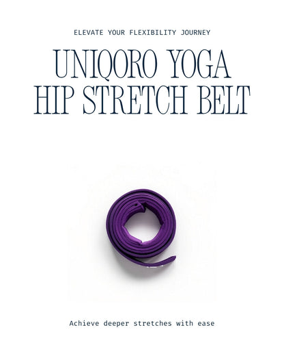 Uniqoro Yoga Hip Stretch Belt Design 2
