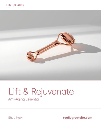 Electric 3D Face Roller – Anti-Wrinkle Microcurrent Cooling