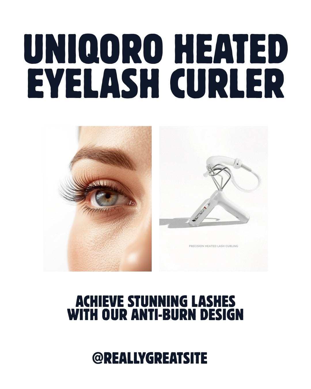 Uniqoro Heated Eyelash Curler Design 2