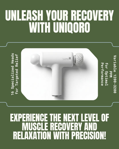 Uniqoro Fascia Massage Gun 16 Heads Design 4