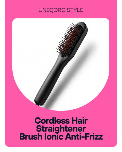 Uniqoro Cordless Hair Straightener Brush Design 2