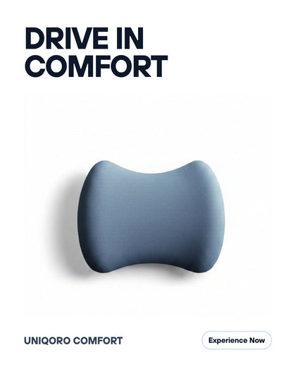 Uniqoro Memory Foam Car Headrest Lumbar Design 3