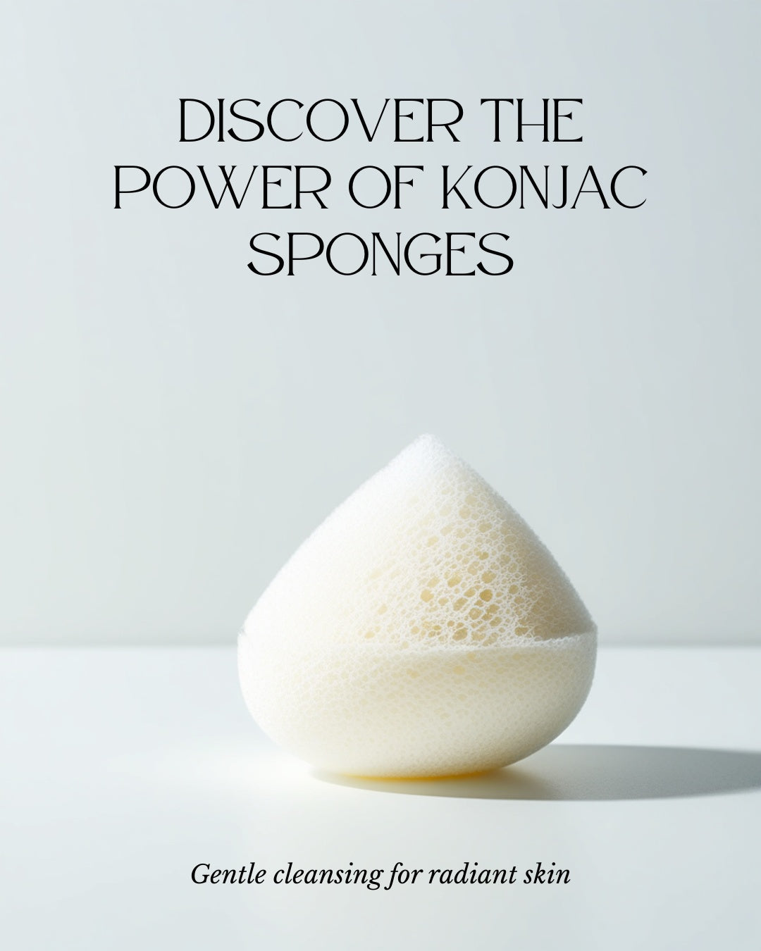 Konjac Facial Sponge – Natural Deep Pore Cleanser & Exfoliator
