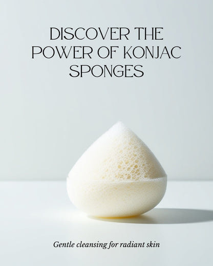 Konjac Facial Sponge – Natural Deep Pore Cleanser & Exfoliator