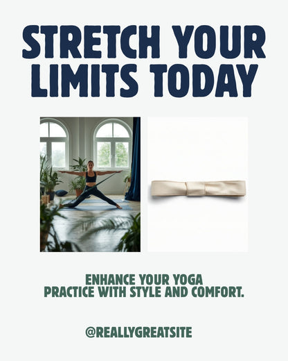 Uniqoro Yoga Stretching Belt Design 4