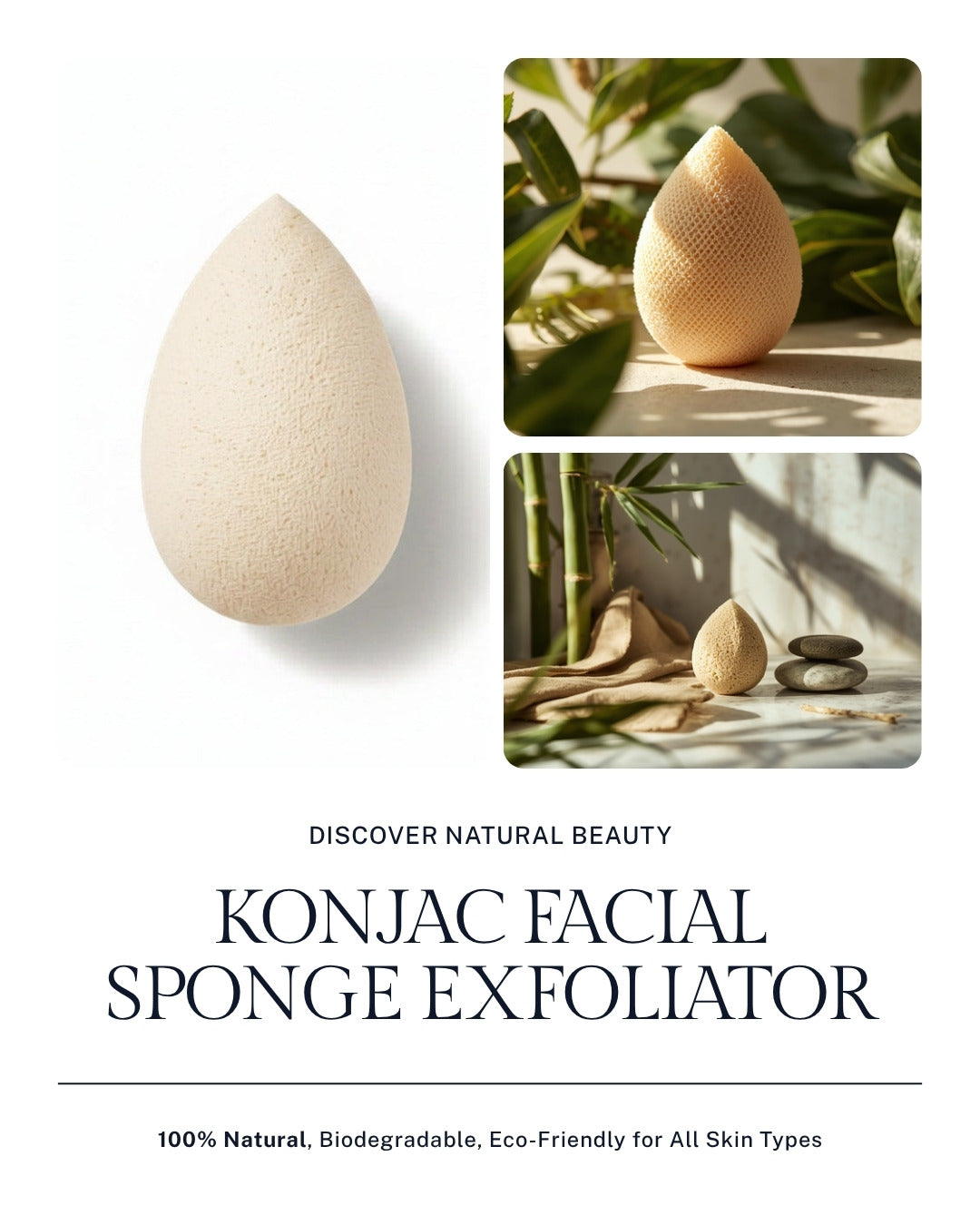 Uniqoro Konjac Facial Sponge Design 3