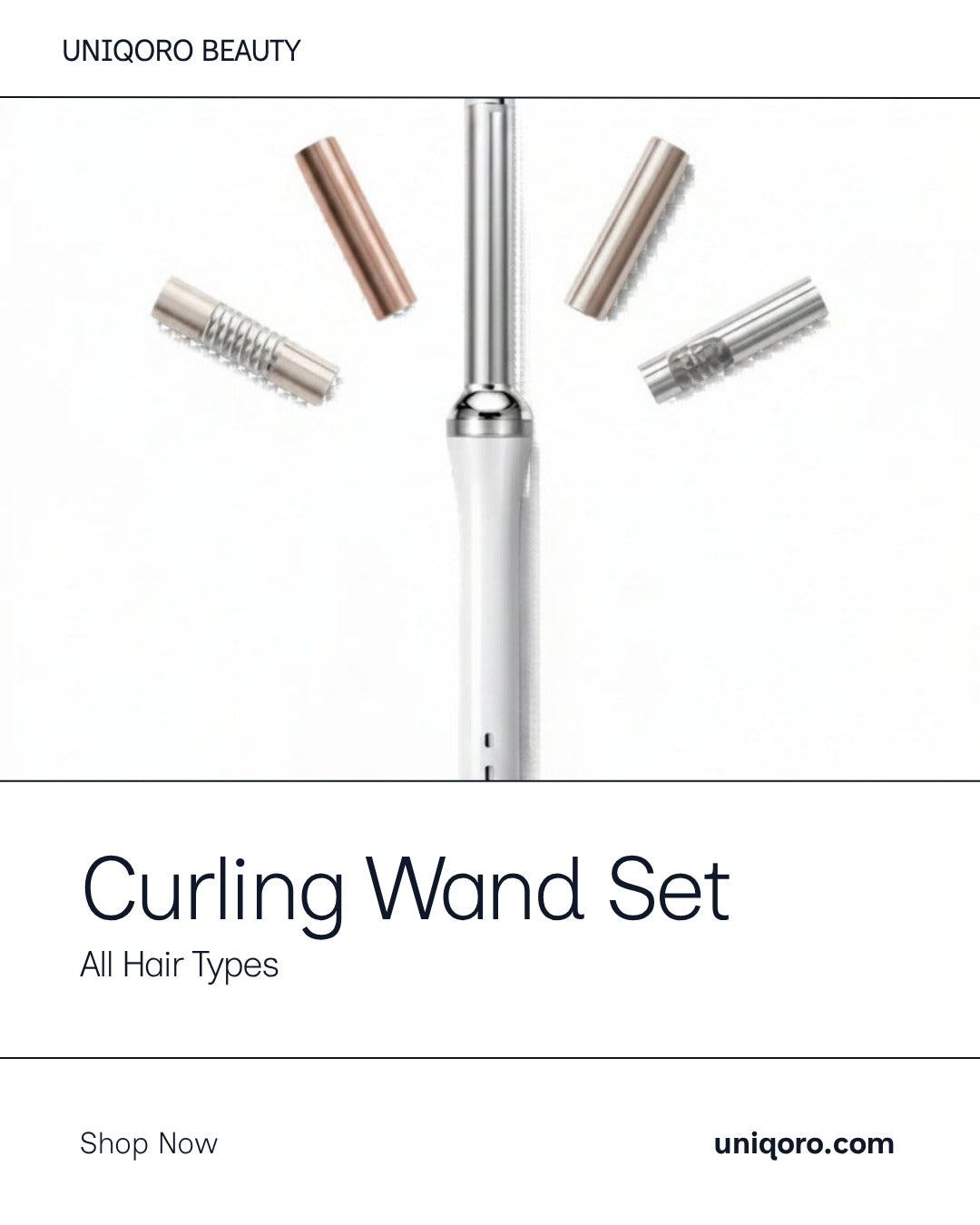 Uniqoro 5-in-1 Curling Wand Set Design 4