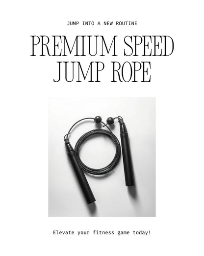 Speed Jump Rope – Tangle-Free Ball Bearing Skipping Rope