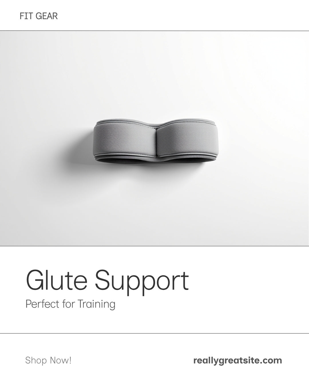 Hip Thrust Belt – Anti-Slip Glute Training Dumbbell Strap