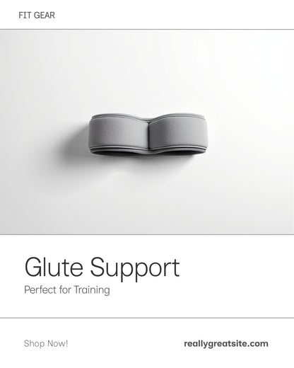 Hip Thrust Belt – Anti-Slip Glute Training Dumbbell Strap