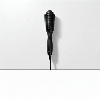 Ceramic Tourmaline Curling Iron Brush – 1.5" Dual Voltage