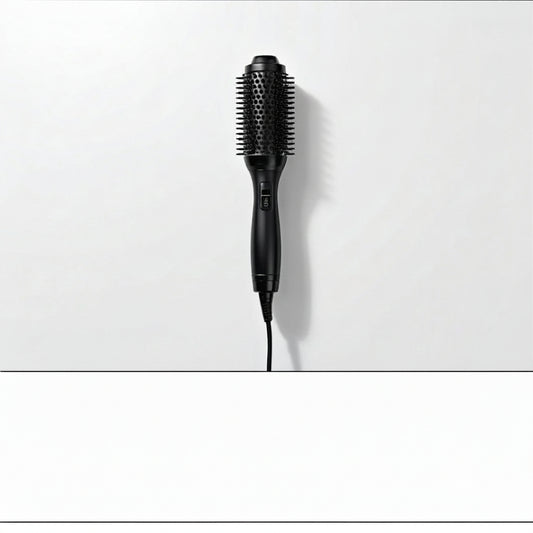 Ceramic Tourmaline Curling Iron Brush – 1.5" Dual Voltage