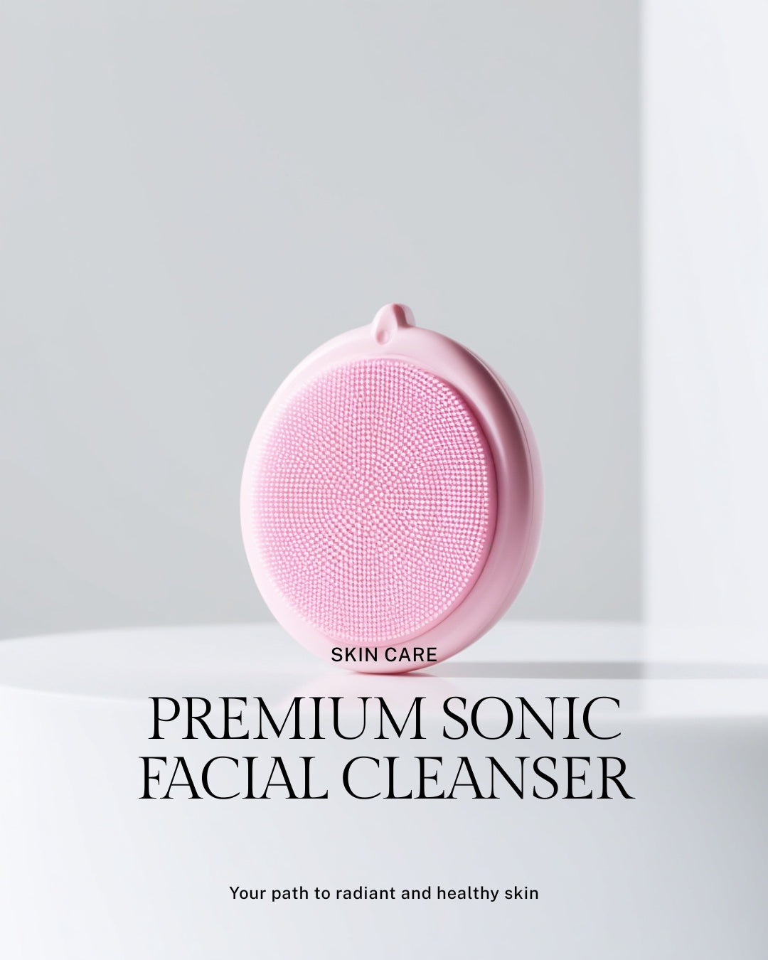 Mini Sonic Silicone Face Cleanser – USB Rechargeable Pore Brush