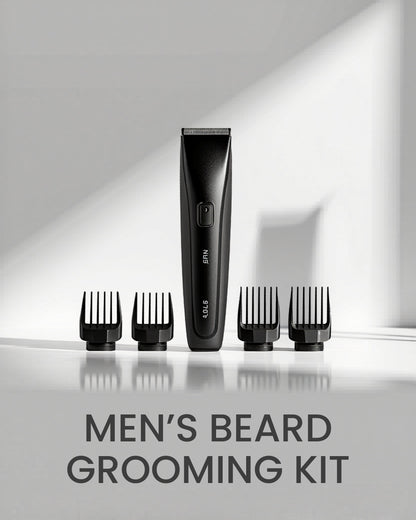 Beard Trimmer for Men – 5-in-1 IPX5 Waterproof Grooming Kit