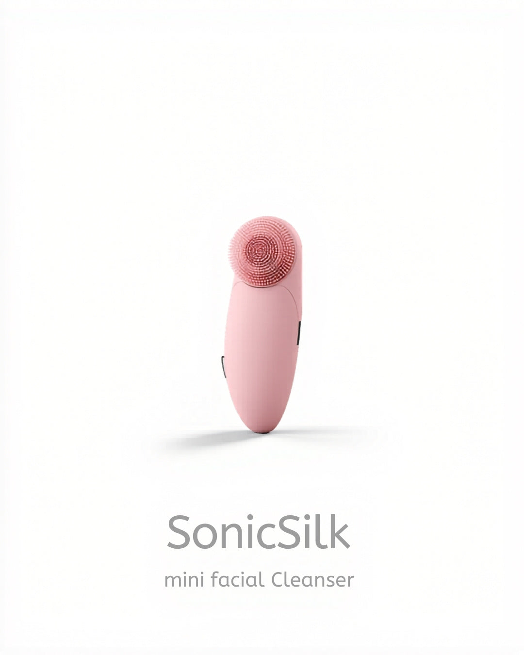 Mini Sonic Silicone Face Cleanser – USB Rechargeable Pore Brush