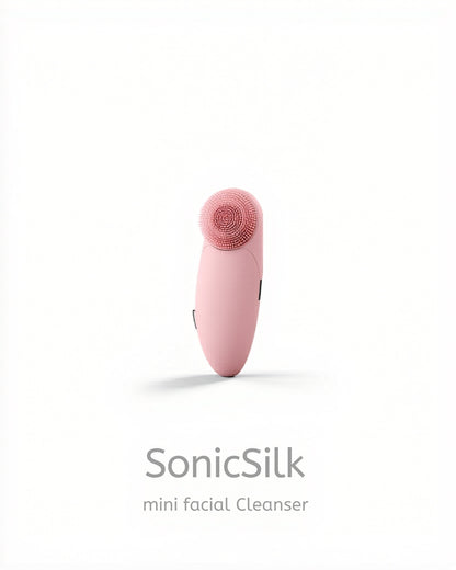 Mini Sonic Silicone Face Cleanser – USB Rechargeable Pore Brush