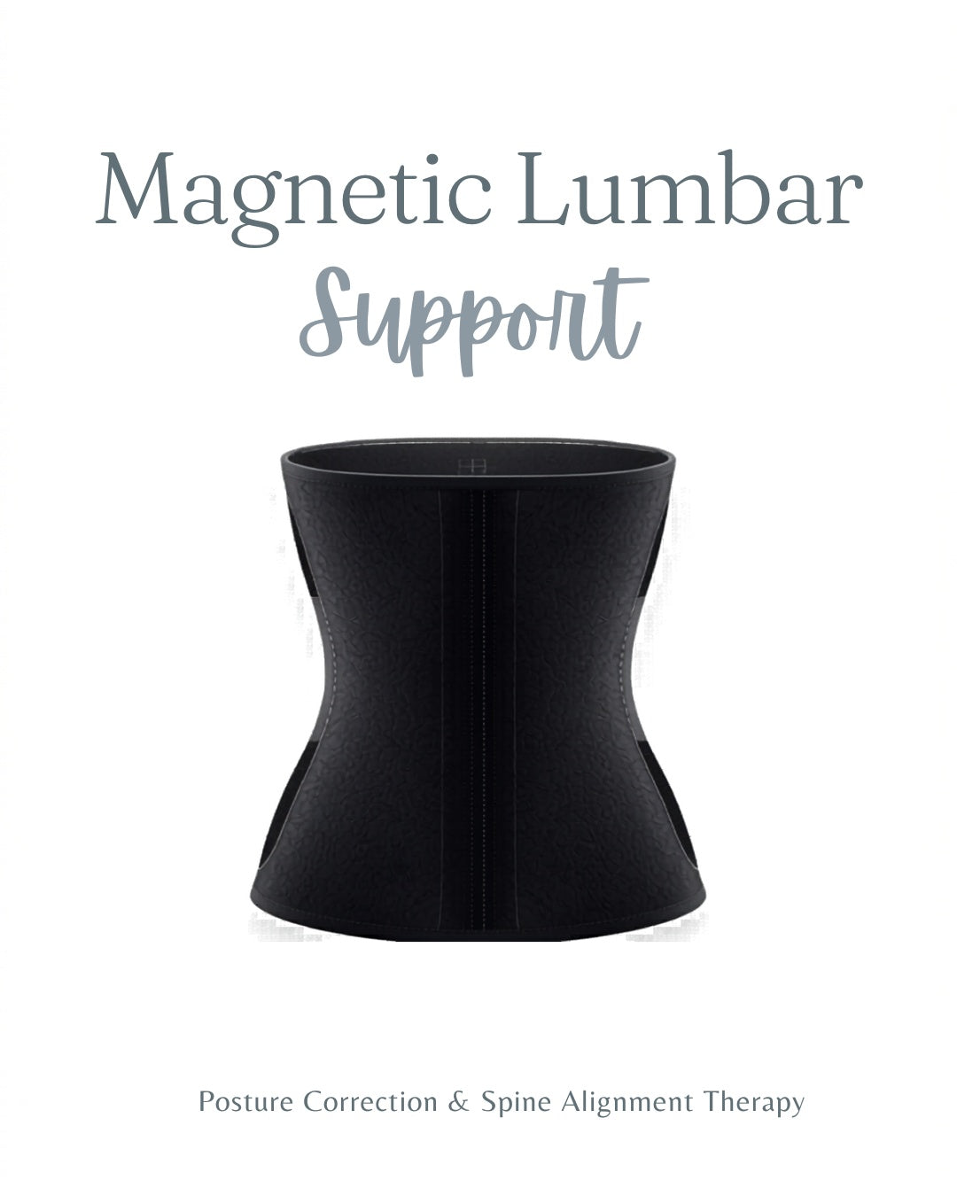 Magnetic Posture Corrector Belt – Spine Alignment Therapy