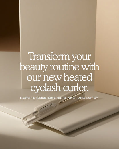 Heated Eyelash Curler – USB Rechargeable Anti-Burn 2-Pack