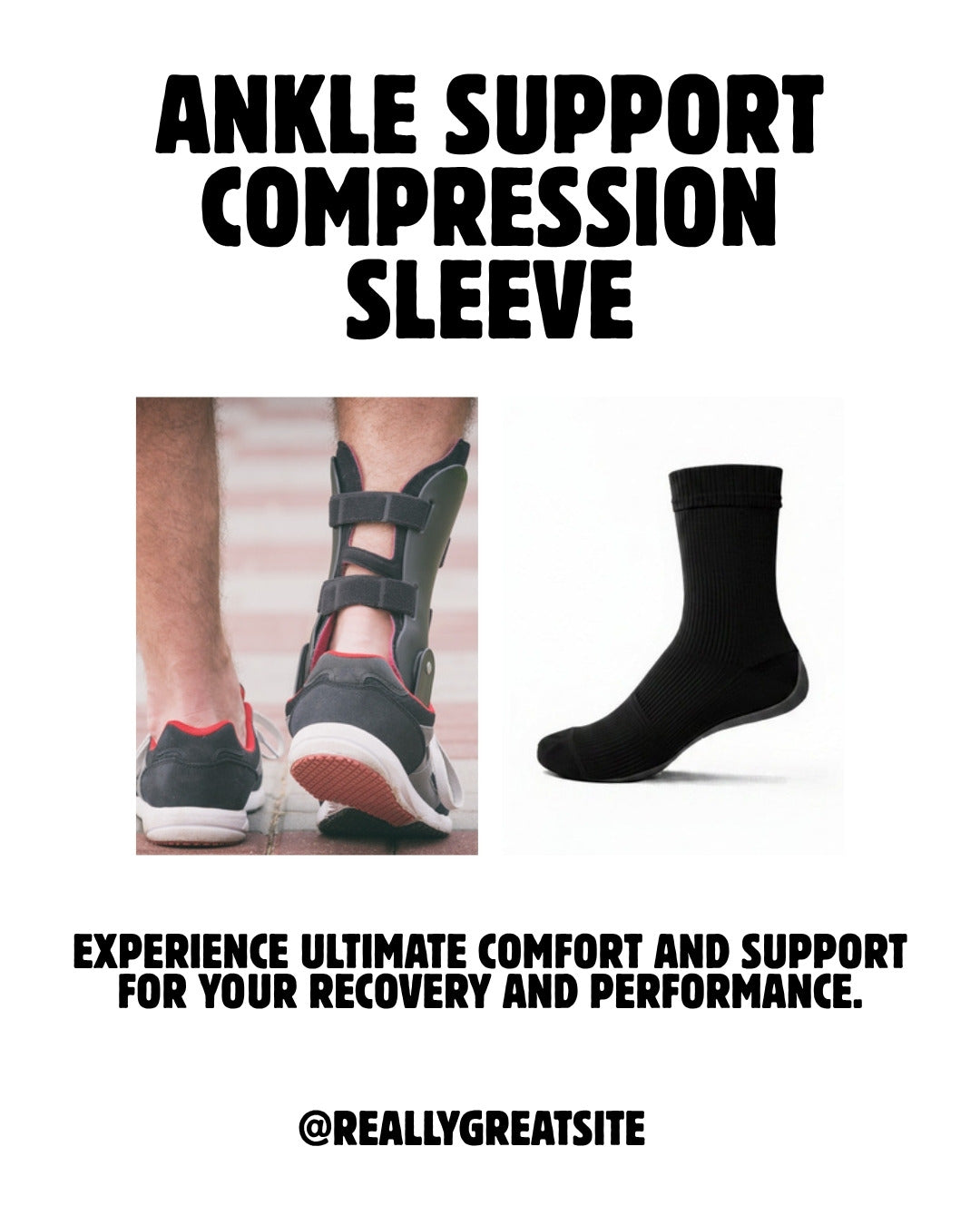 Uniqoro Ankle Support Brace Design 3