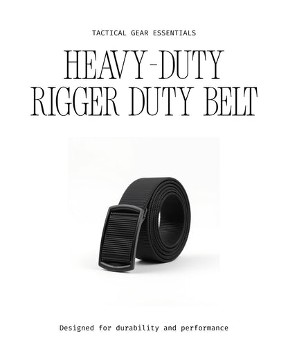 Military Tactical Belt – Heavy Duty Outdoor Nylon Training