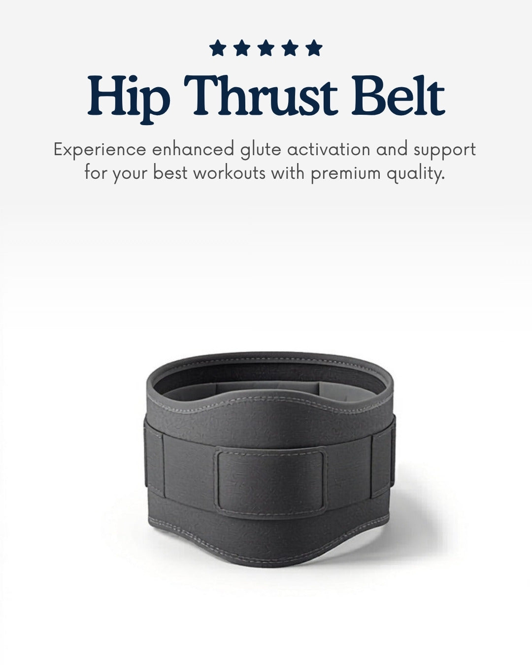 Uniqoro Hip Thrust Belt Glute Activation Squat Support Barbell Pad