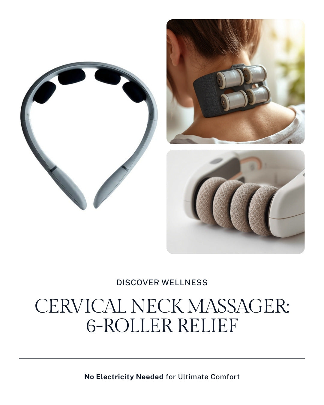 Uniqoro Cervical Neck Massager Design 3