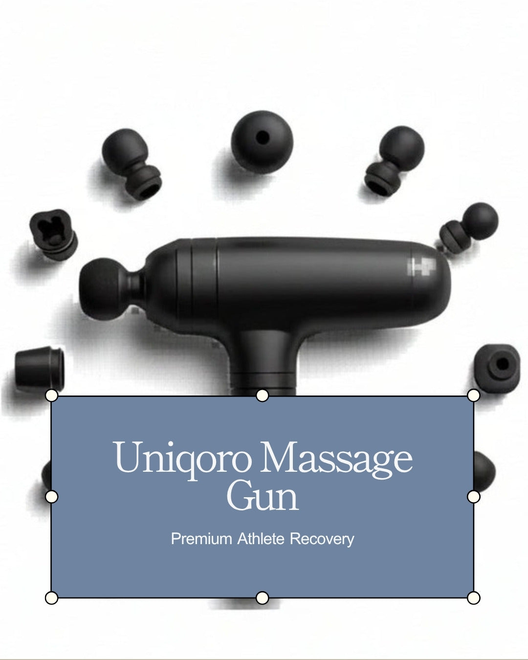 Uniqoro Massage Gun 8 Heads Design 4