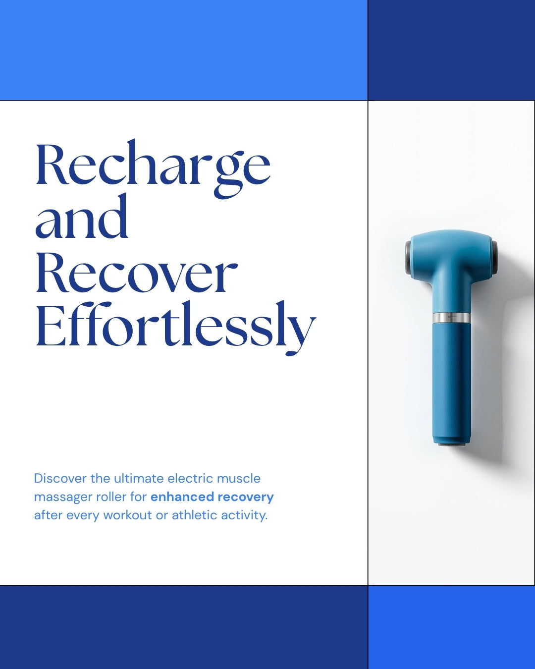 Electric Muscle Massager – Rechargeable Vibration Recovery