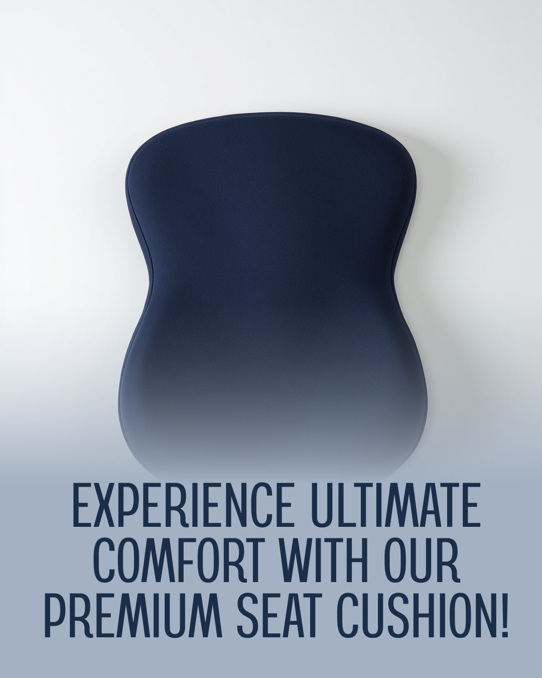 Memory Foam Seat Cushion – Ergonomic Office Coccyx Chair Pad