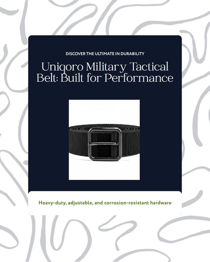 Uniqoro Military Tactical Belt Design 3