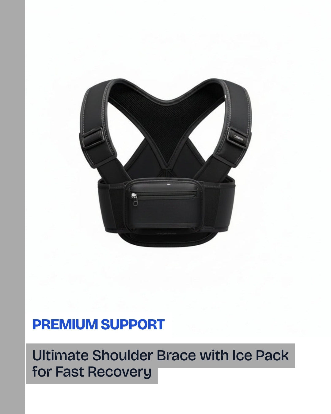 Uniqoro Shoulder Brace with Ice Pack Design 4