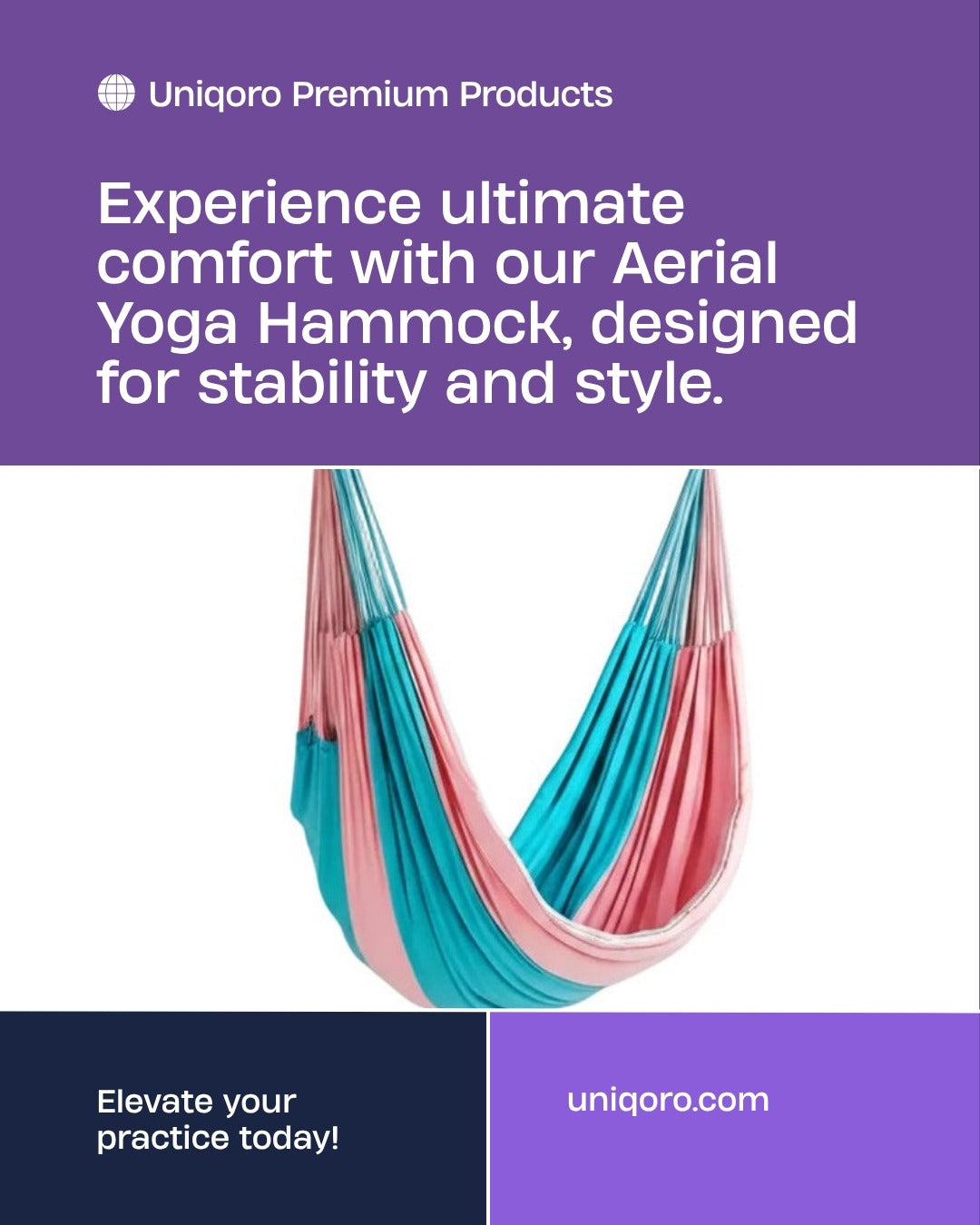 Uniqoro Aerial Yoga Hammock Design 4